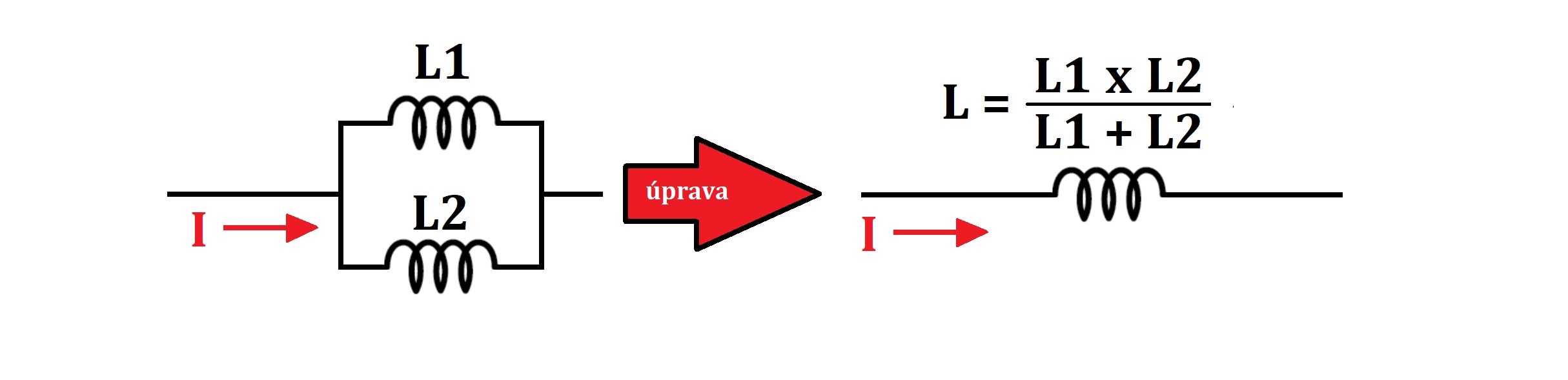 paralelní řazení cívek